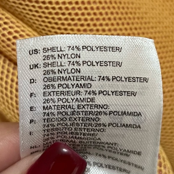 Adidas by Stella McCartney Womens Studio Bomber Jacket Size Smalll Mesh Peach - Picture 13 of 14